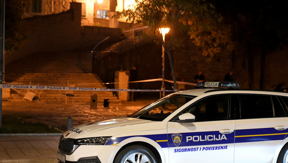 Policija u Šibeniku, ilustracija