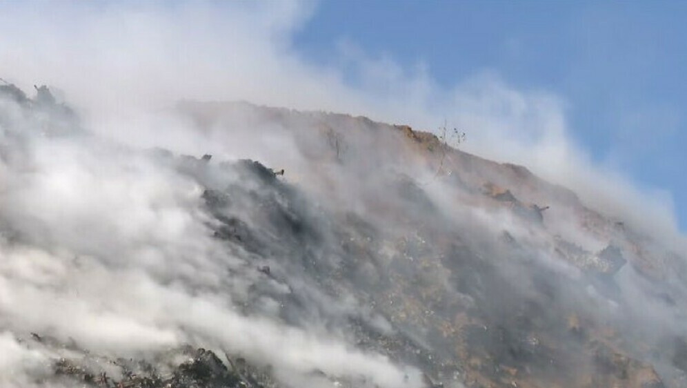 Požar na deponiju u Gospiću