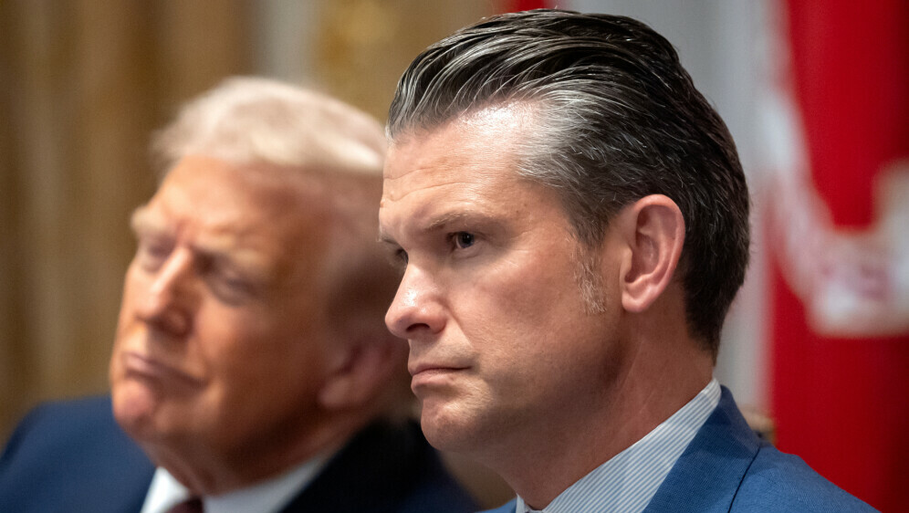 Američki predsjednik Donald Trump i ministar obrane Pete Hegseth